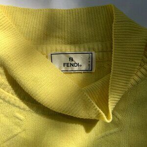 Fendi Canary Yellow Sweater